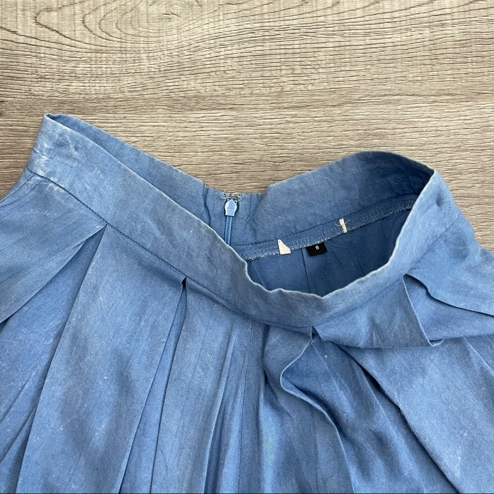 High Waisted Pleated Layered Bali Shorts Small - Picture 9 of 9